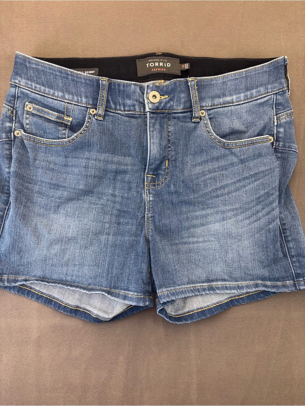 Torrid Premium Bombshell Skinny Denim Jean Shorts
